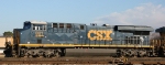 CSX 881 sits in the yard with other ES44AC's